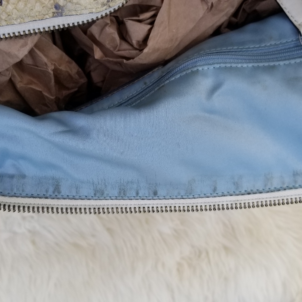 Coach Kristin Embossed Metallic Python Bag - image 5